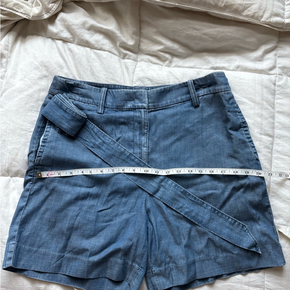 Talbots Blue Bermuda Shorts with Unique Zipper Detail